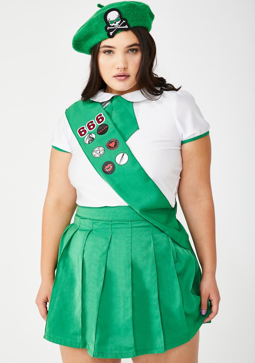 Sexy girl scout halloween costume